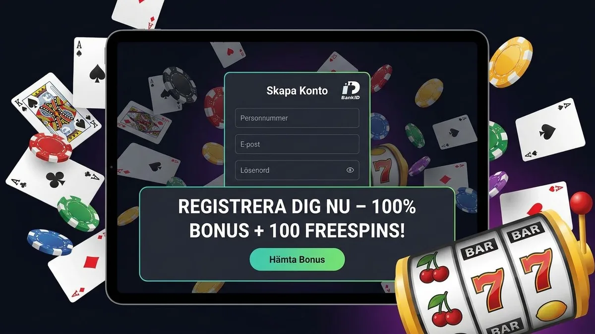 Registrera dig med bonus